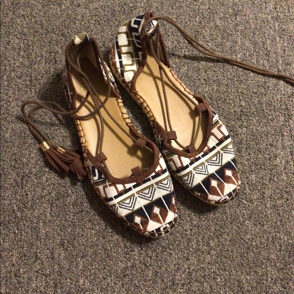 Franco Sarto Shoes - Tribal Print Espadrille Sandals
